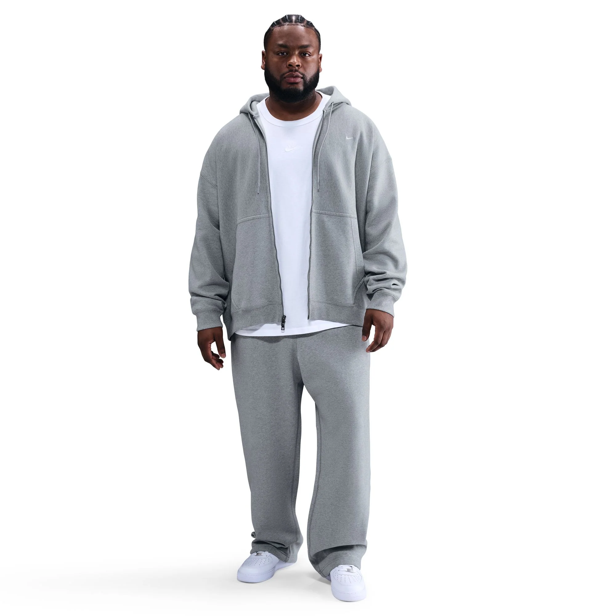 SOLO SWOOSH FULL-ZIP FLEECE HOODIE - Image 2