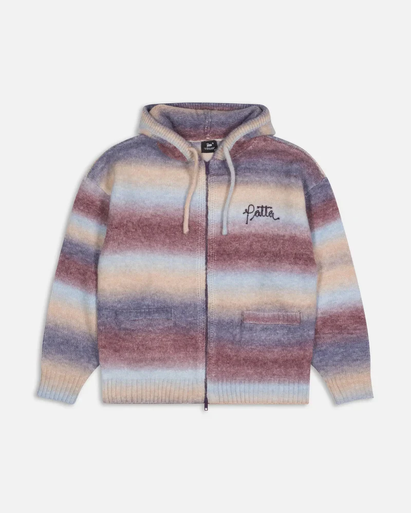 SPACE DYE KNITTED HOODED SWEATER - Image 4