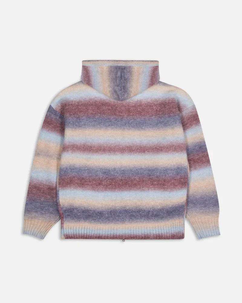 SPACE DYE KNITTED HOODED SWEATER - Image 5