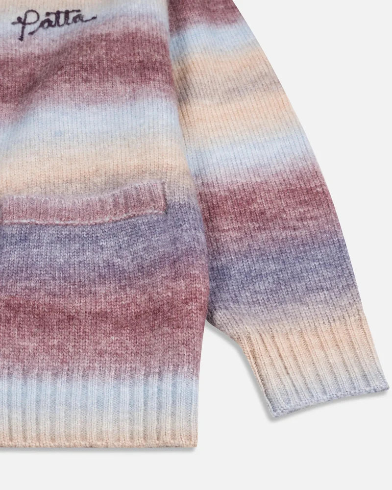 SPACE DYE KNITTED HOODED SWEATER - Image 7