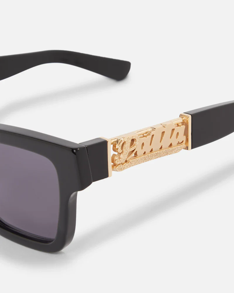 STAMP SUNGLASSES - BLACK - Image 3