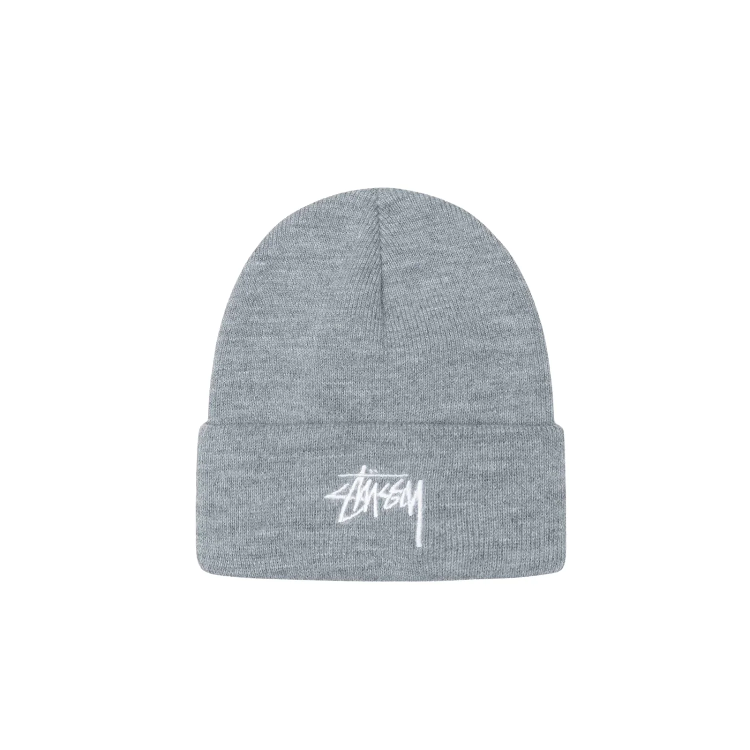 STOCK CUFF BEANIE - GREY HEATHER
