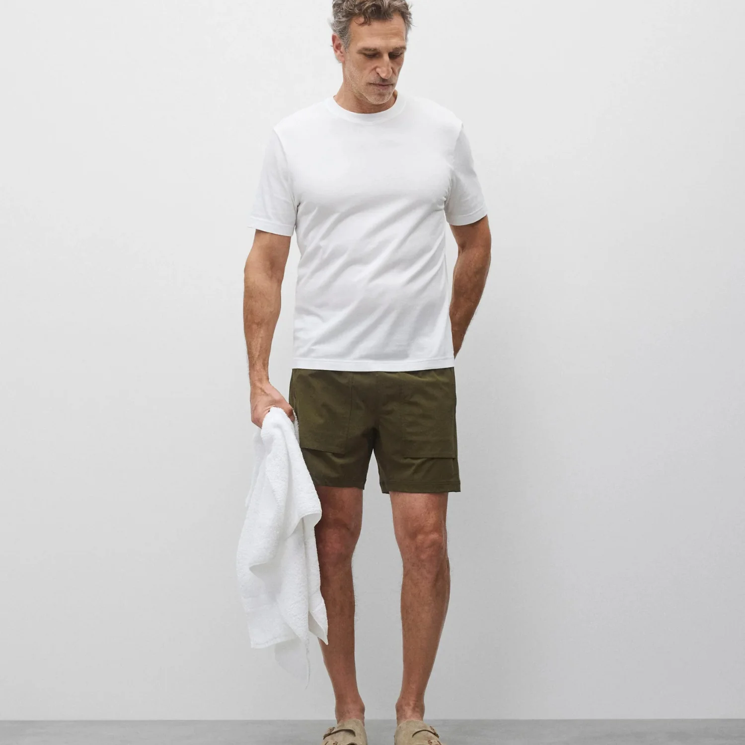 STRETCH NYLON UTILITY STANDARD SWIM SHORT 6" - Image 2