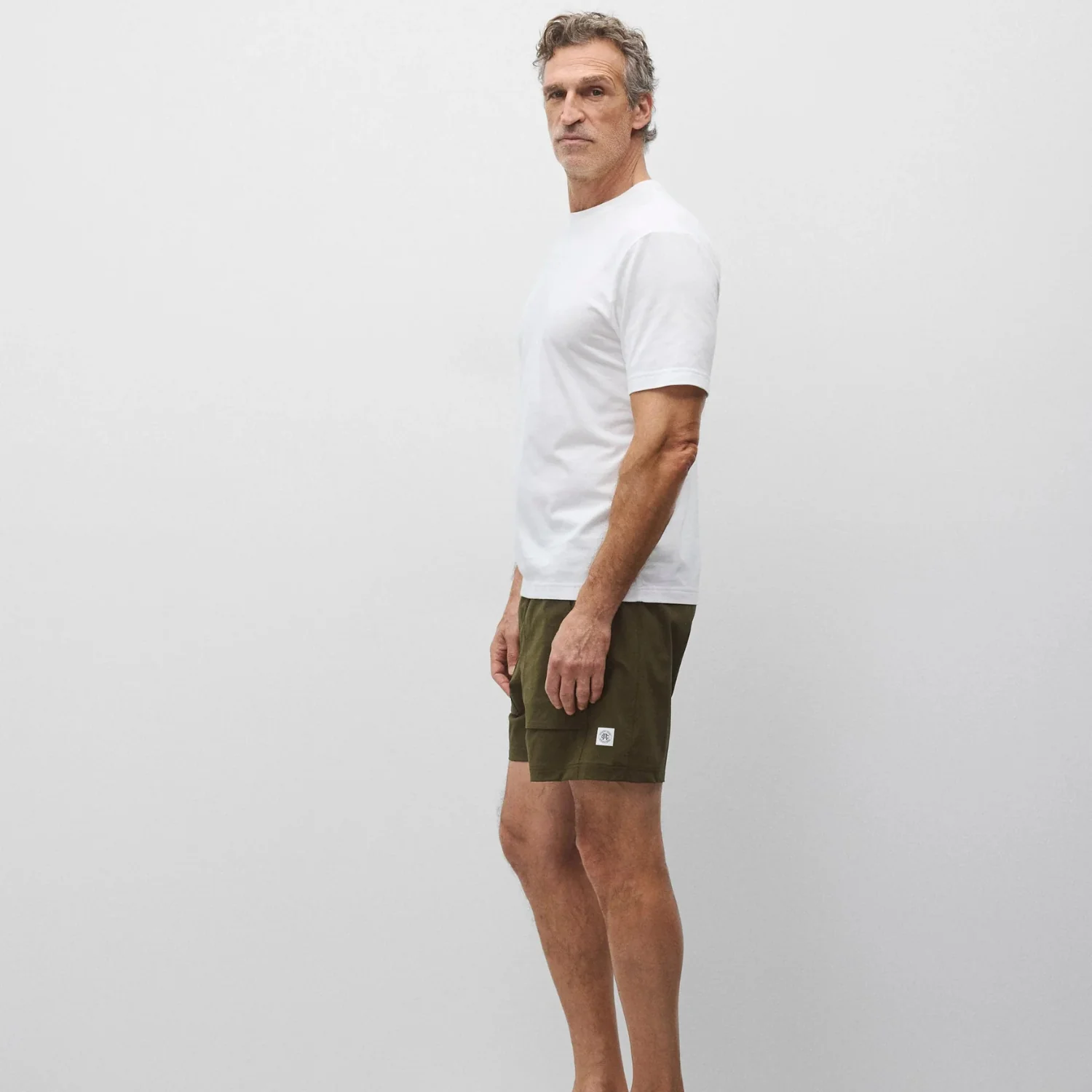 STRETCH NYLON UTILITY STANDARD SWIM SHORT 6" - Image 4