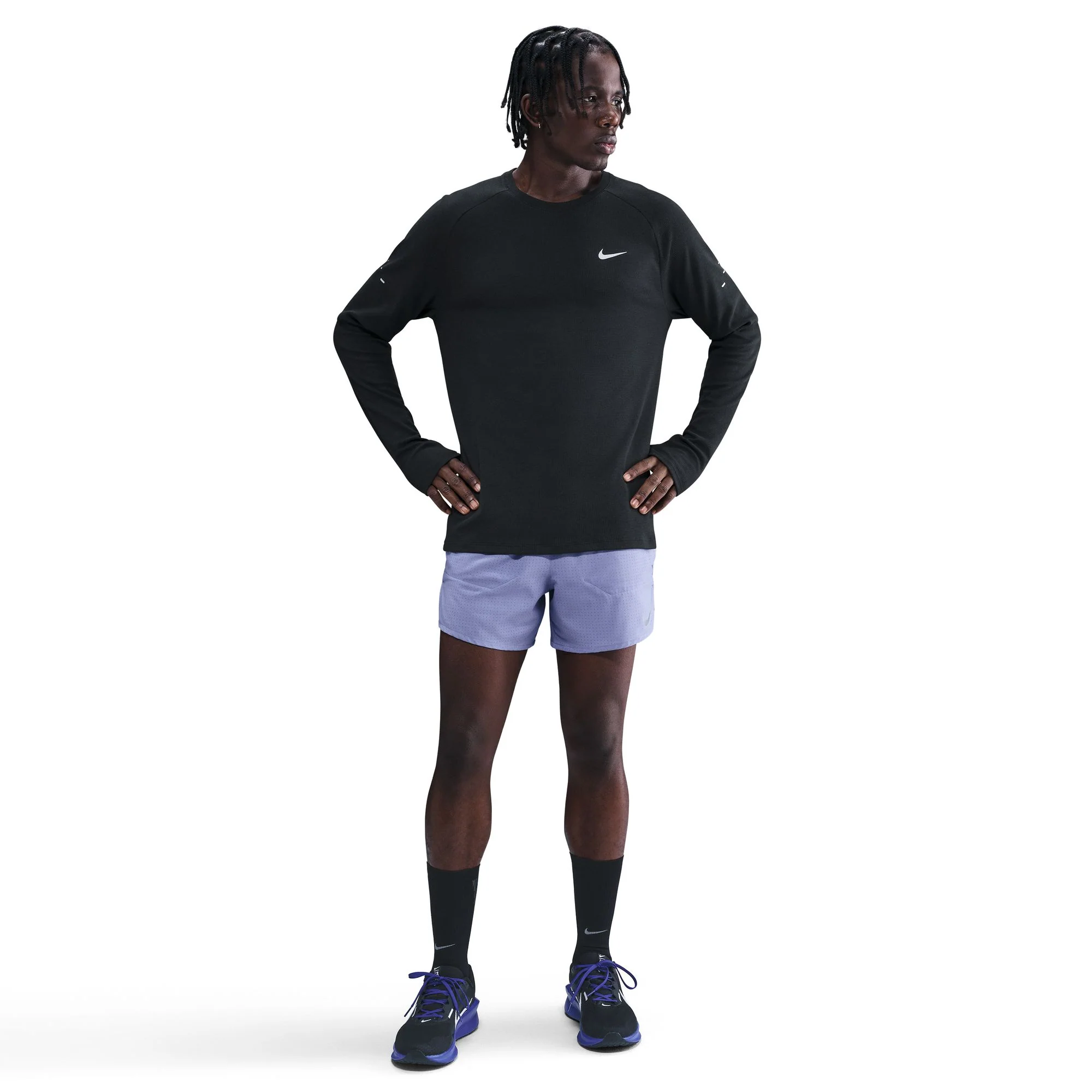 STRIDE DRI-FIT RUNNING WAFFLE CREW