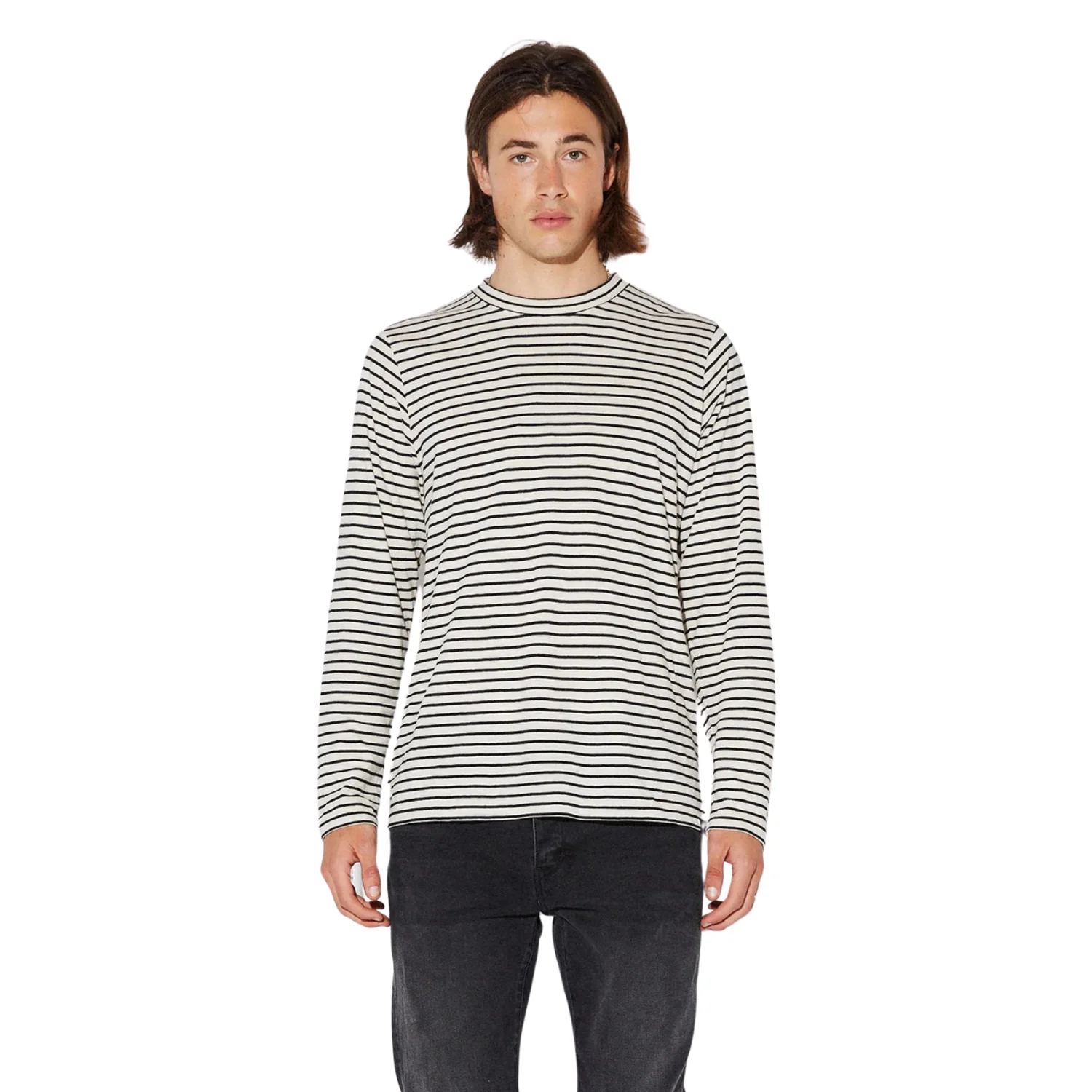 STRIPE LS LAYER TEE