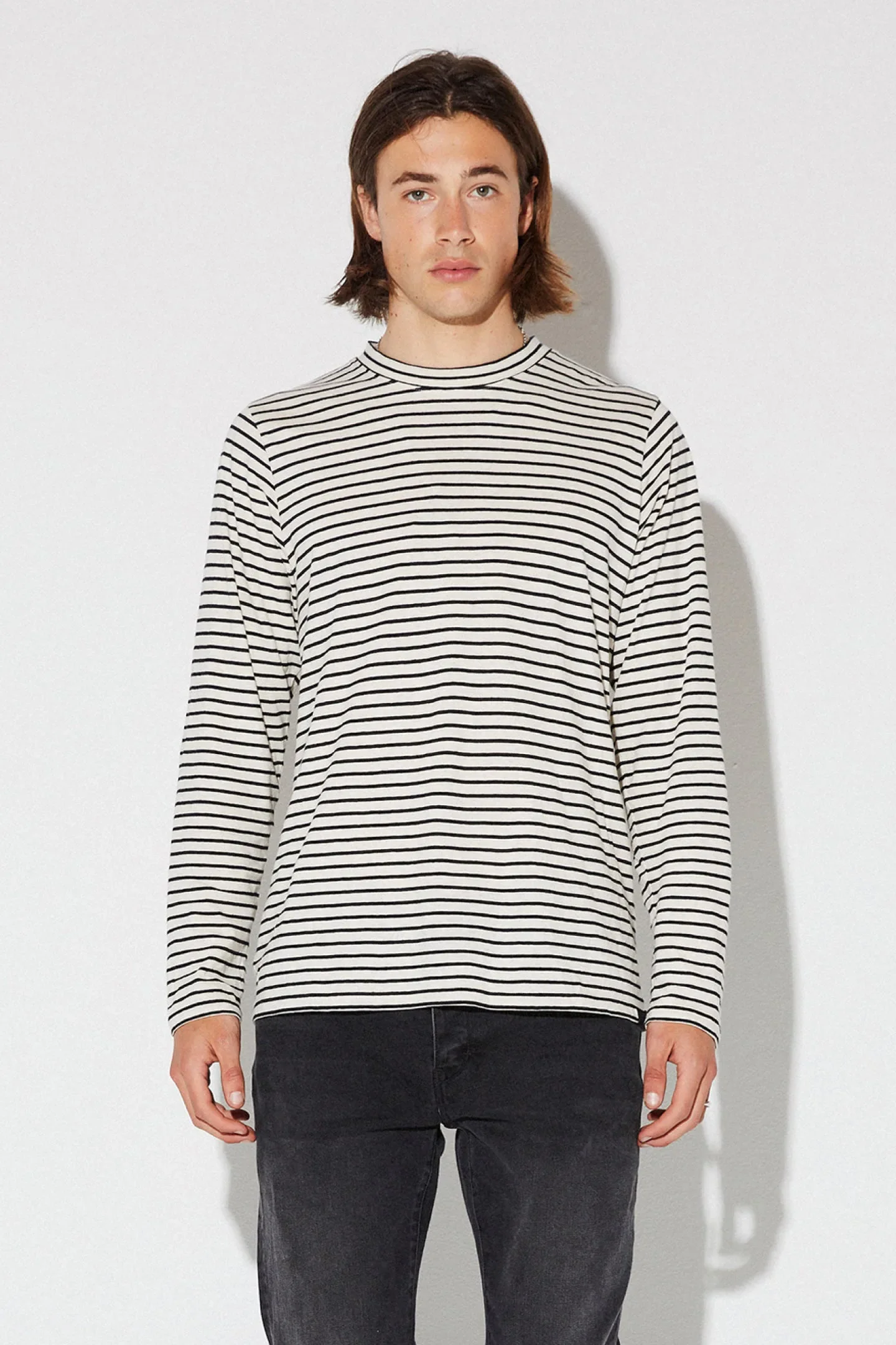 STRIPE LS LAYER TEE - Image 2