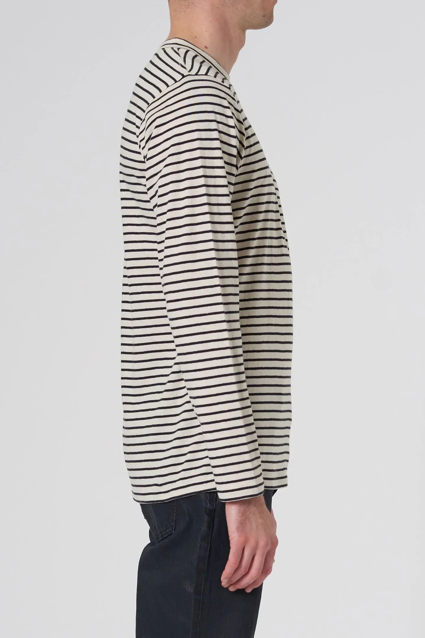 STRIPE LS LAYER TEE - Image 4