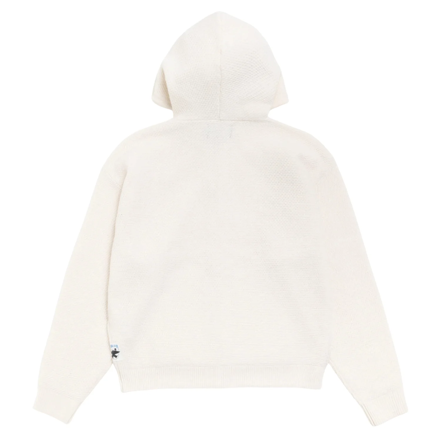TEXTURED ZIP HOODED SWEATER - Image 2