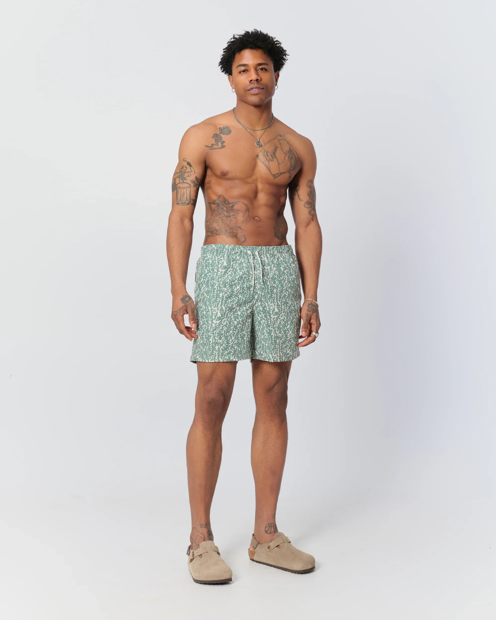 THYME TROPIC CAMO SWIM TRUNK - Image 2