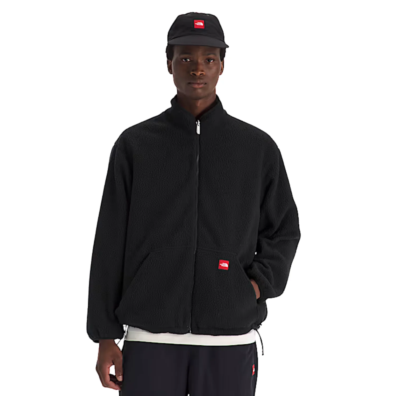 TNF RED BOX REVERSIBLE FLEECE JACKET