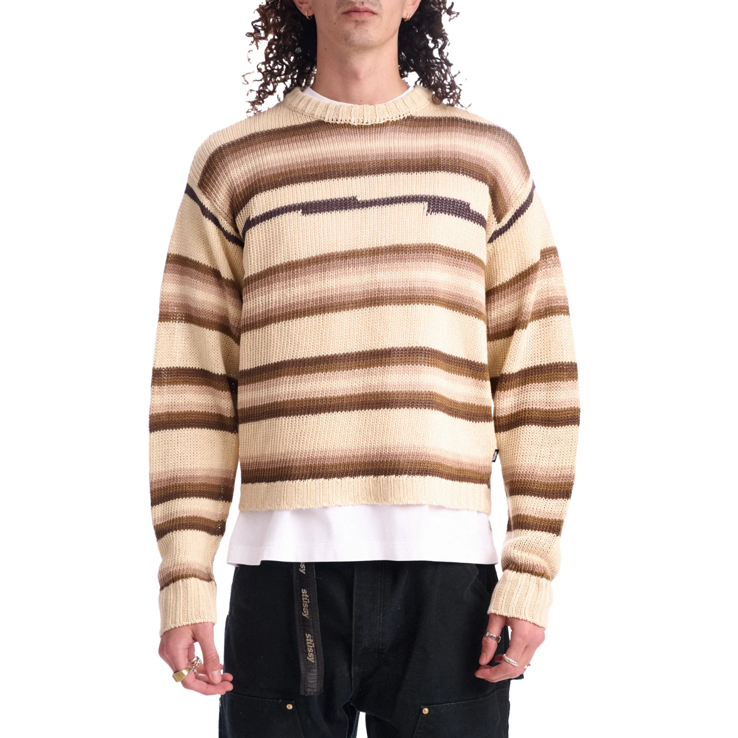 TONAL STRIPE SWEATER