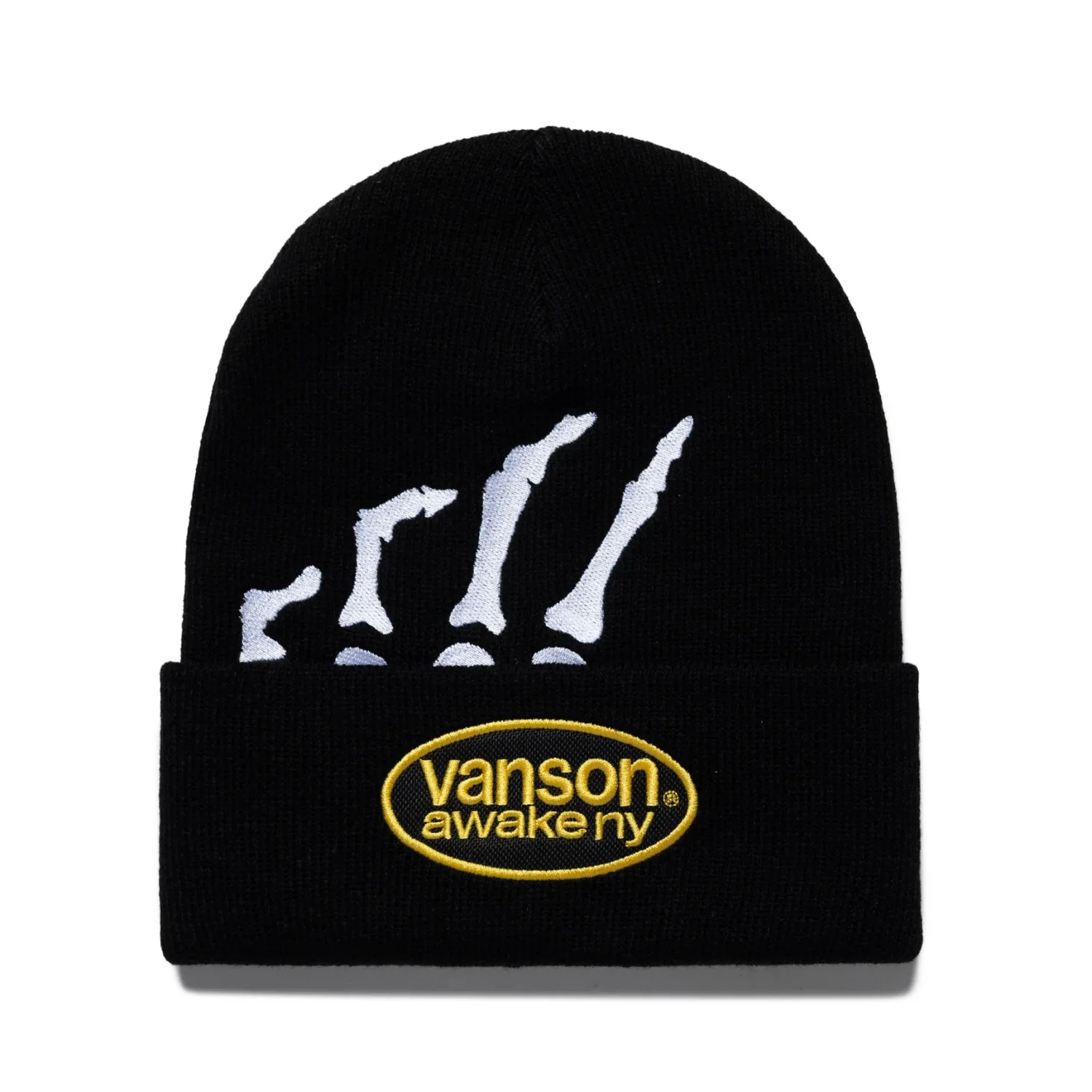 VANSON BONES BEANIE - BLACK