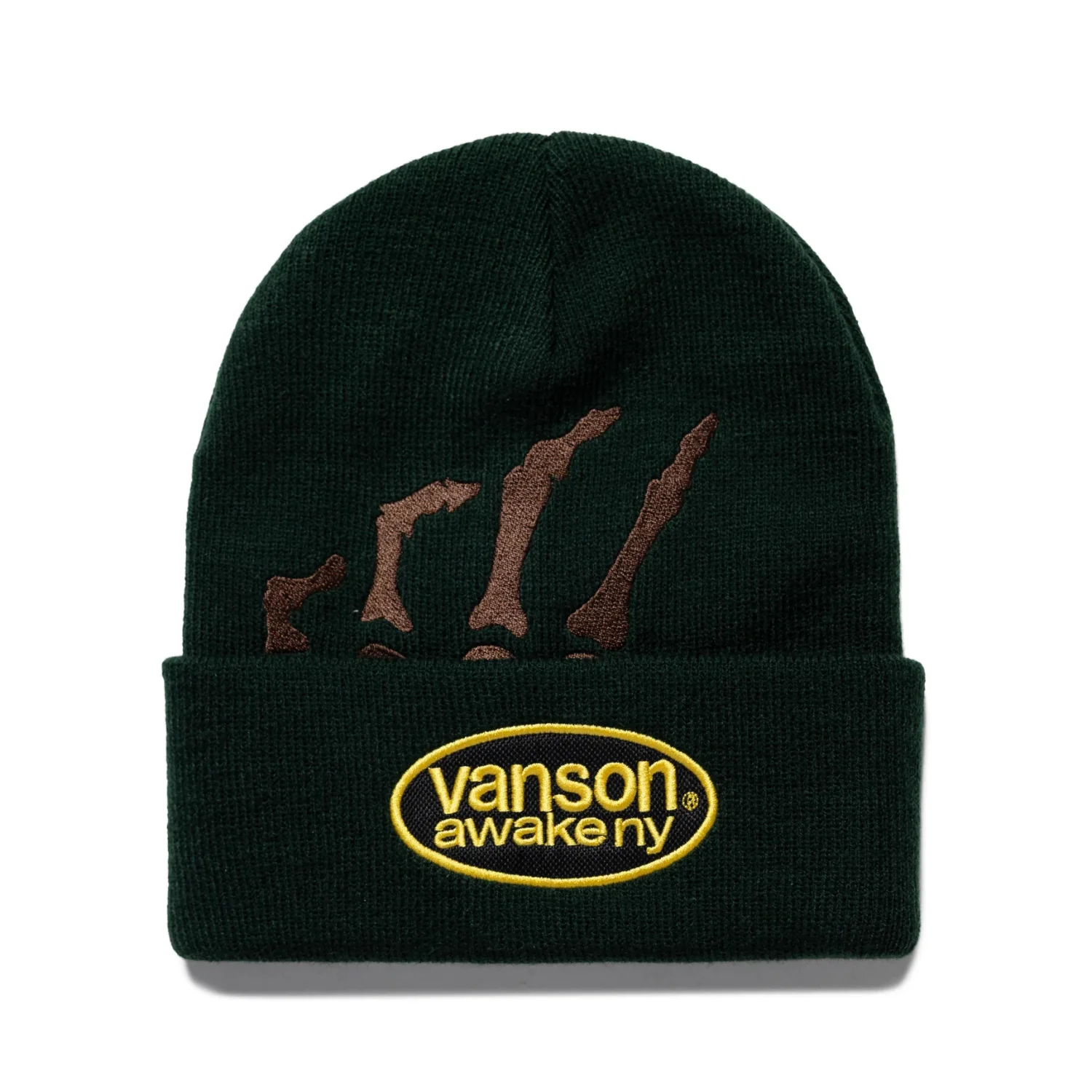 VANSON BONES BEANIE - GREEN