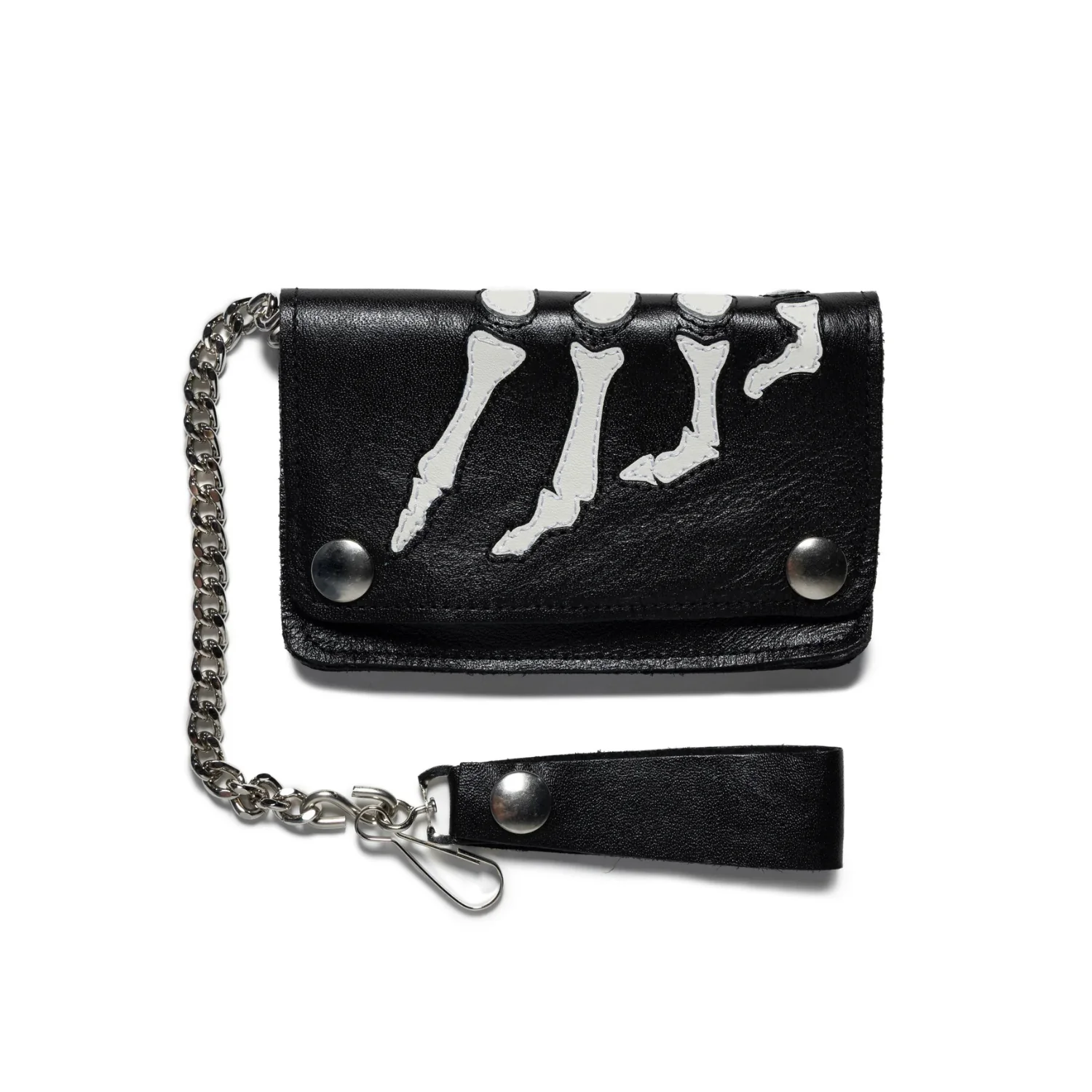 VANSON BONES CHAIN WALLET - BLACK