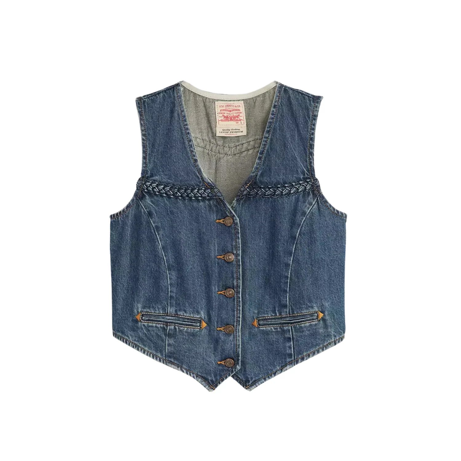 W BRAIDED VEST