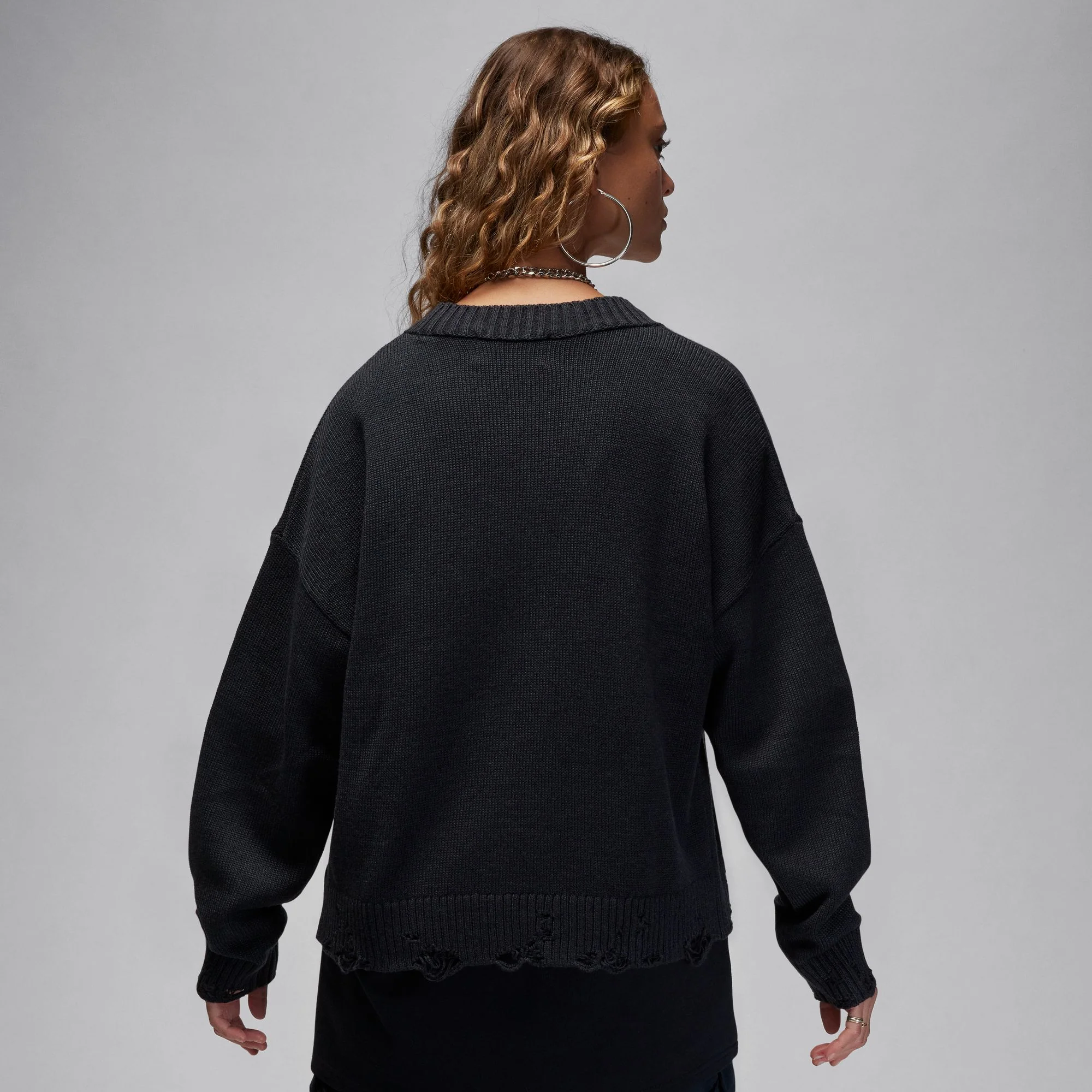 W DISTRESSED CARDIGAN - Image 4
