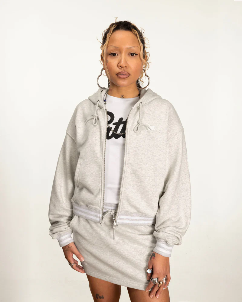 W LOUNGE ZIP-UP HOODED SWEATER - Image 2