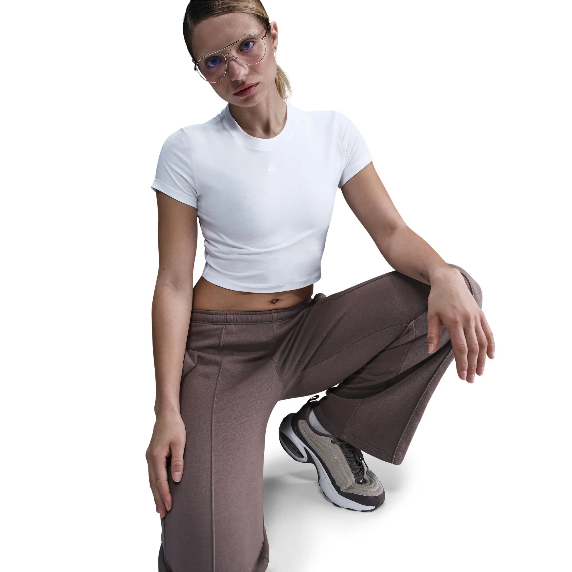 W NSW CHILL KNIT CROPPED T-SHIRT - Image 3