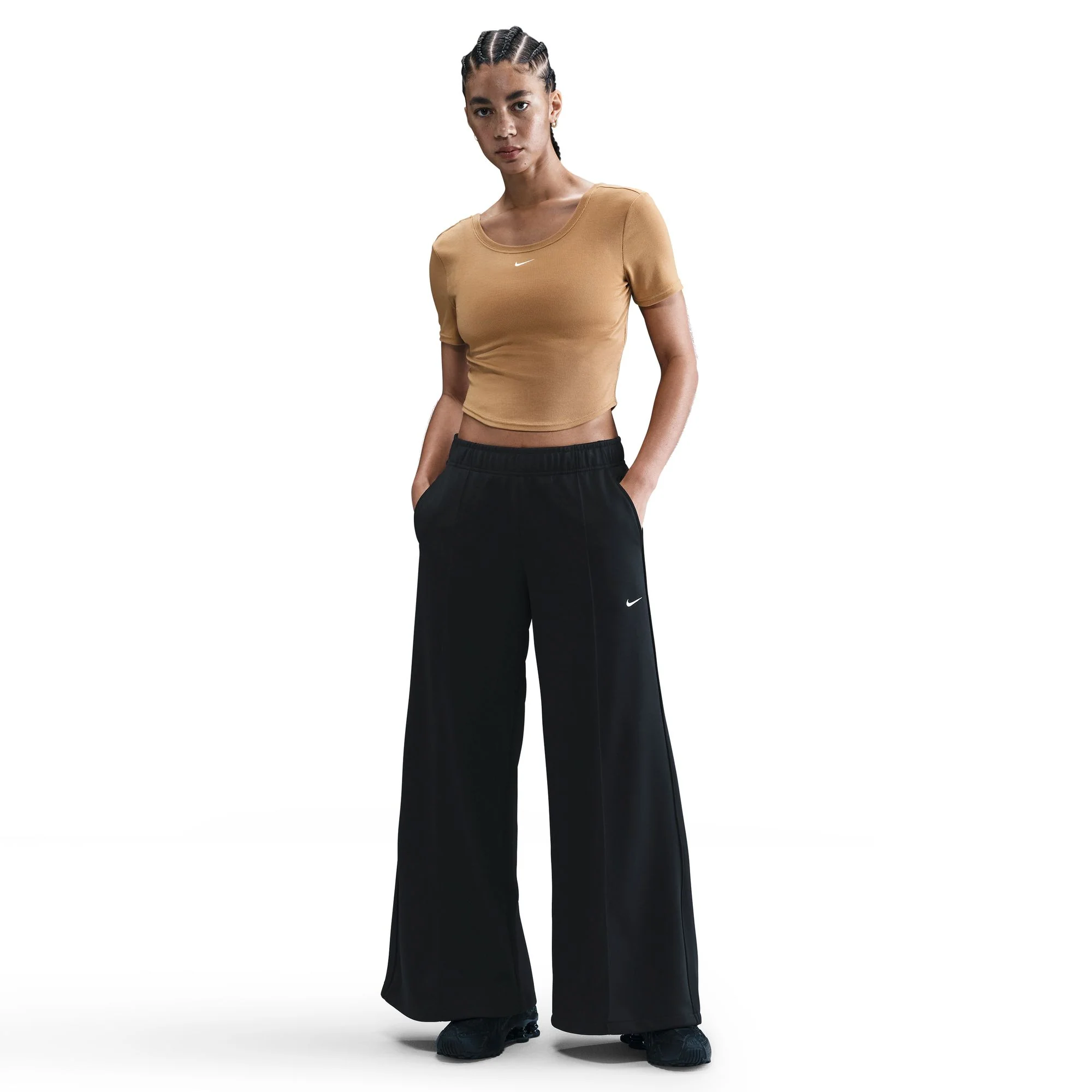 W NSW MID-RISE WIDE-LEG TRACK PANTS