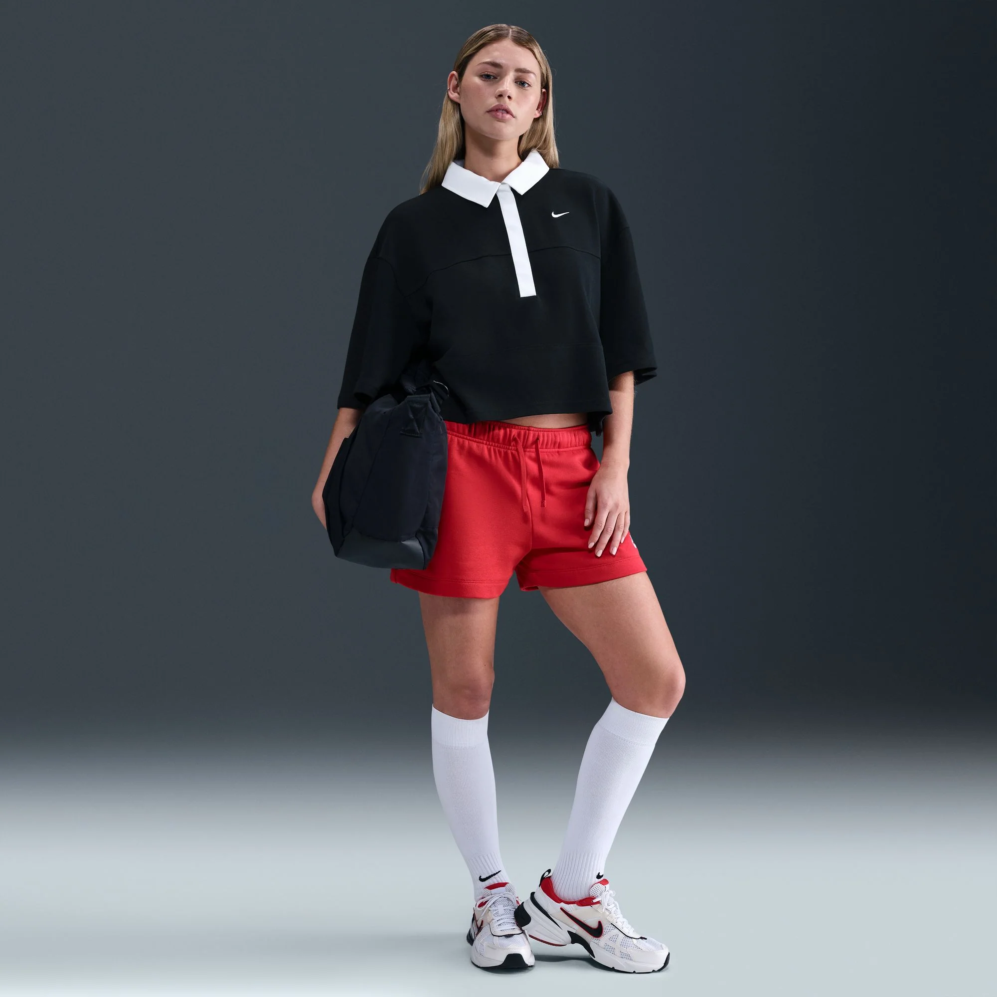 W NSW OVERSIZED SHORT-SLEEVE POLO TOP - Image 4