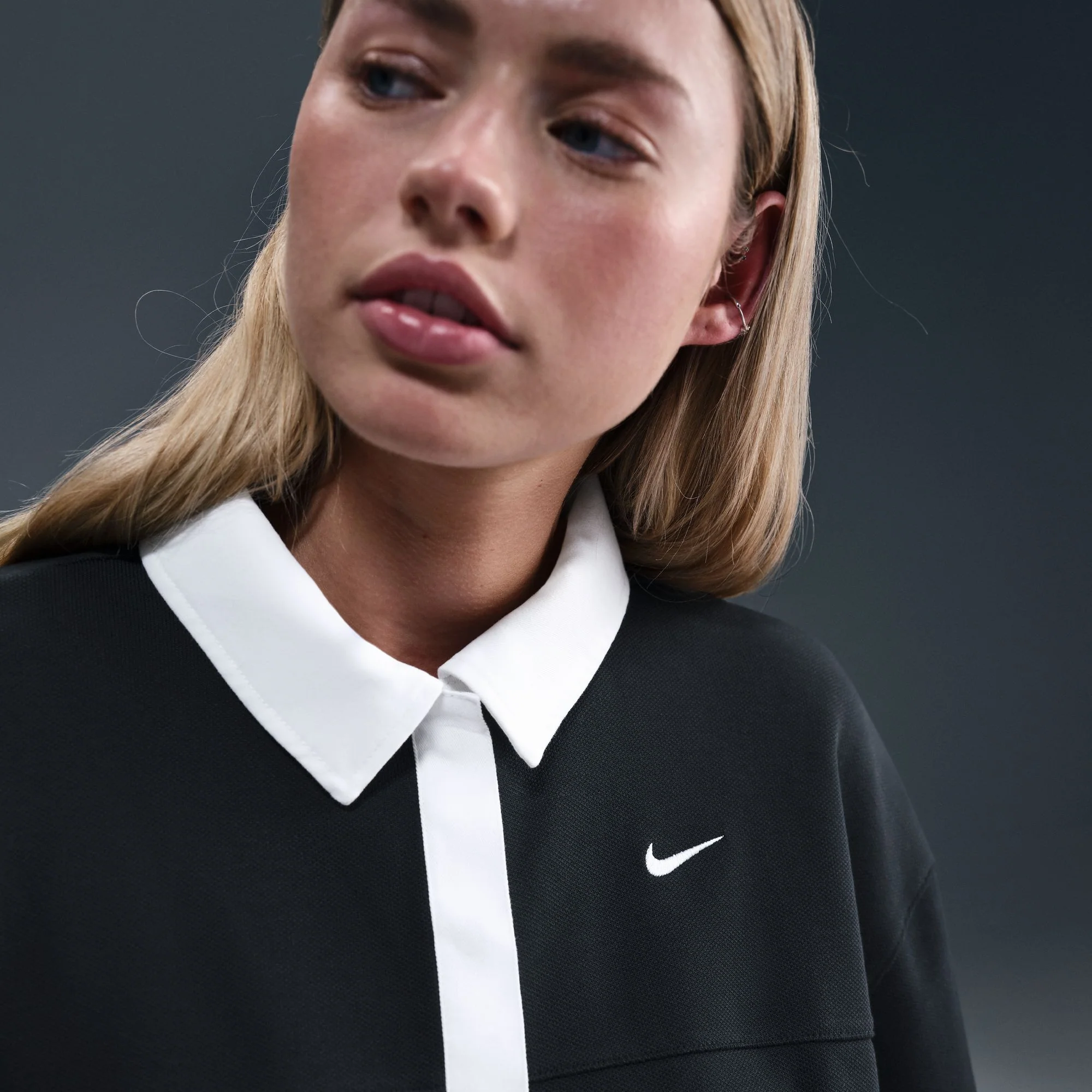 W NSW OVERSIZED SHORT-SLEEVE POLO TOP - Image 7