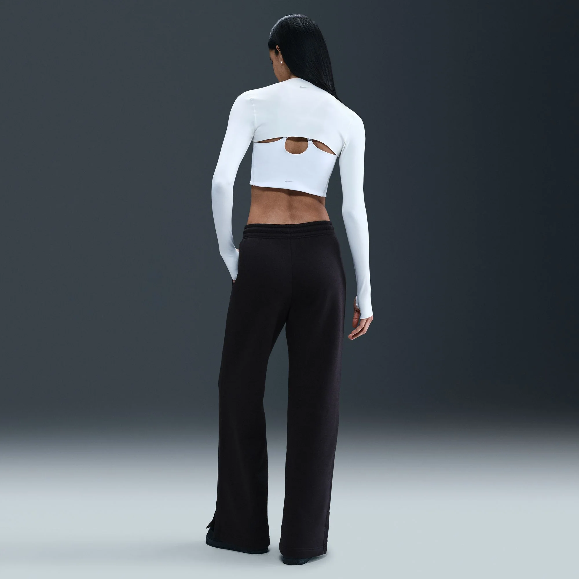 W NSW PHOENIX FLEECE HIGH WAISTED WIDE LEG PANTS - Image 5