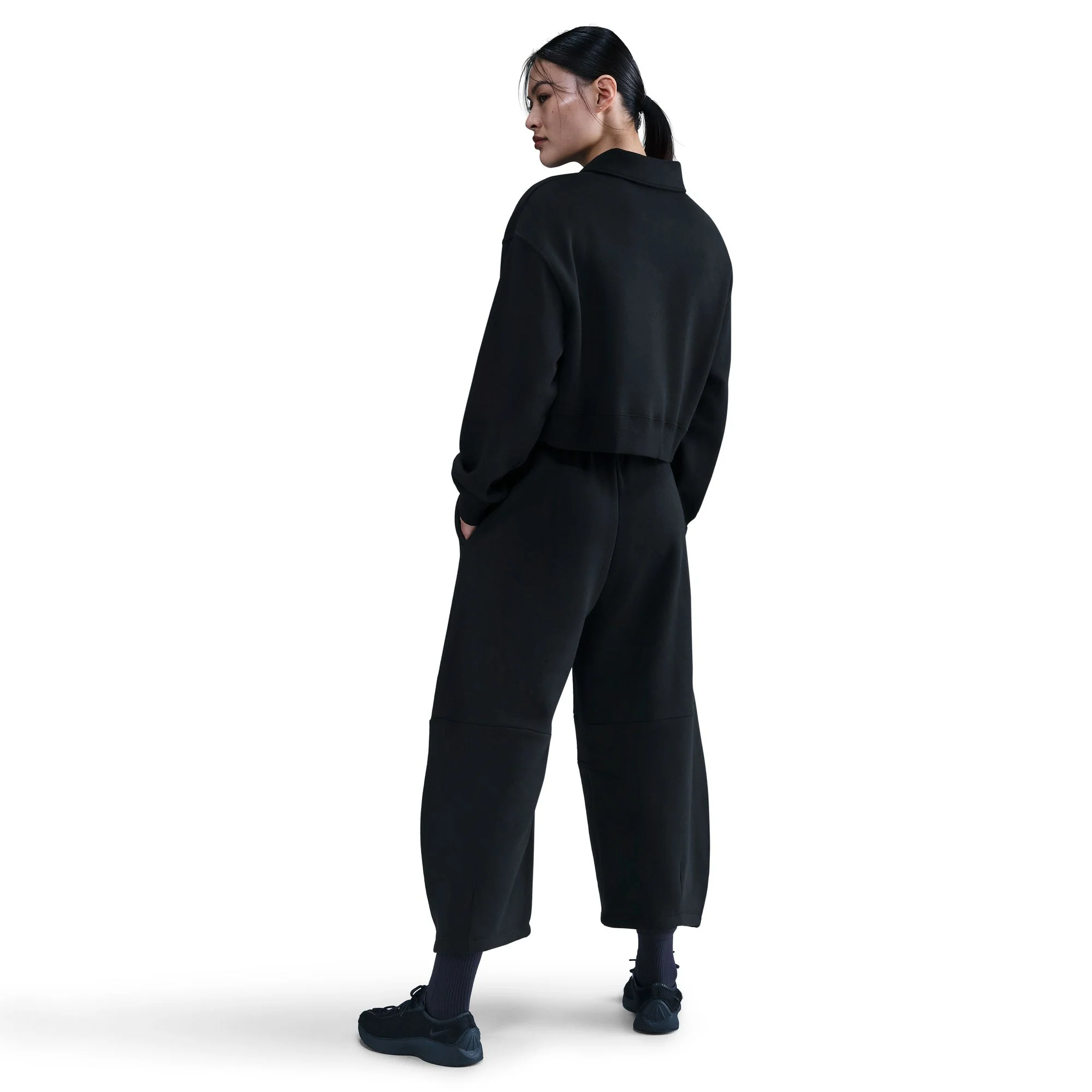 W NSW PHOENIX FLEECE LOOSE MID-RISE BARREL PANTS - Image 4