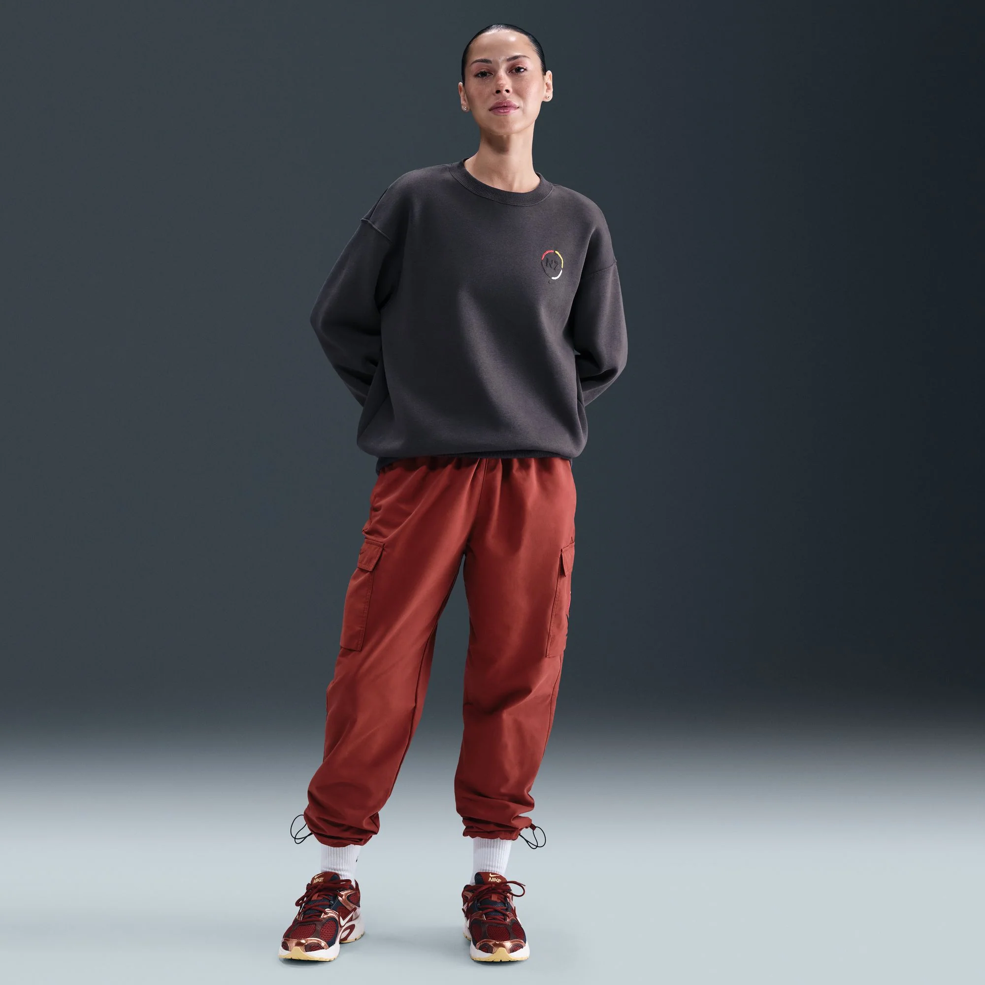 W NSW PHOENIX FLEECE N7 OVERSIZED CREW