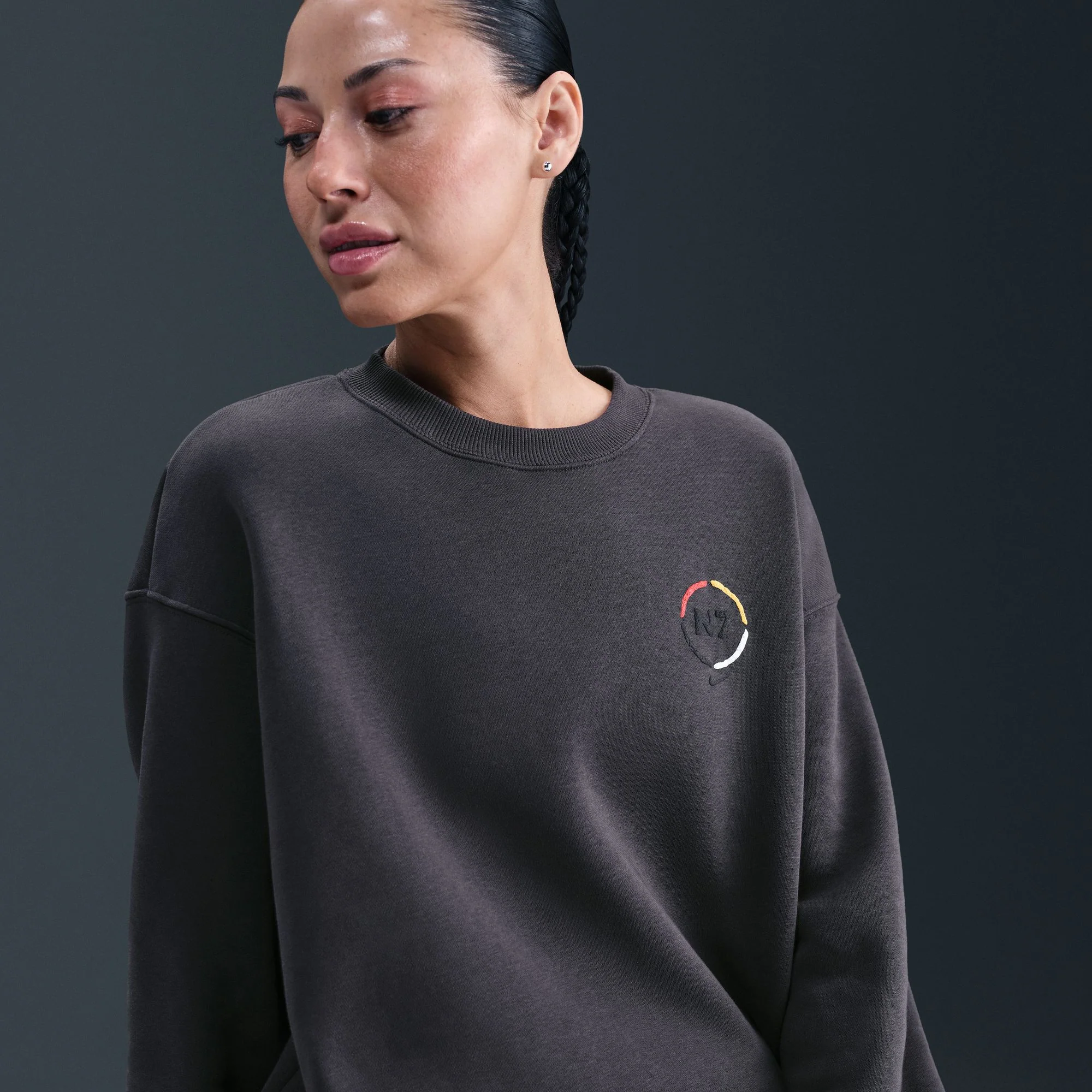 W NSW PHOENIX FLEECE N7 OVERSIZED CREW - Image 3