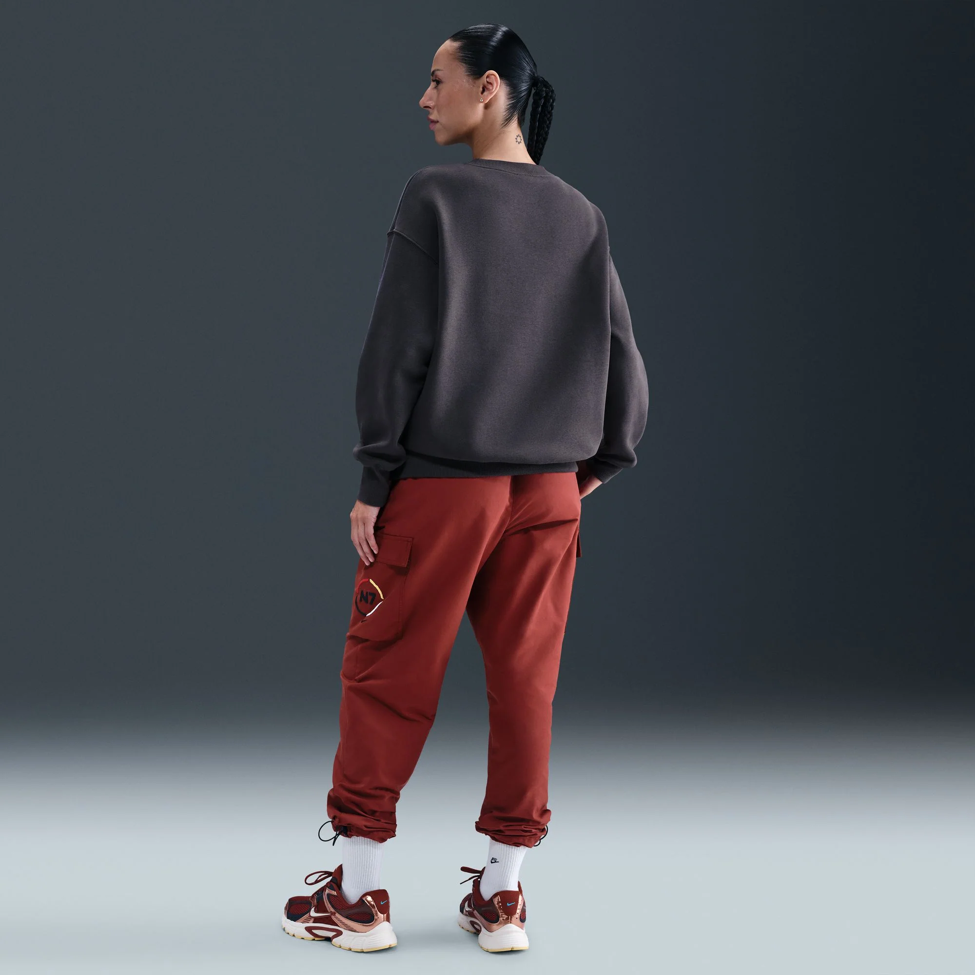 W NSW PHOENIX FLEECE N7 OVERSIZED CREW - Image 4