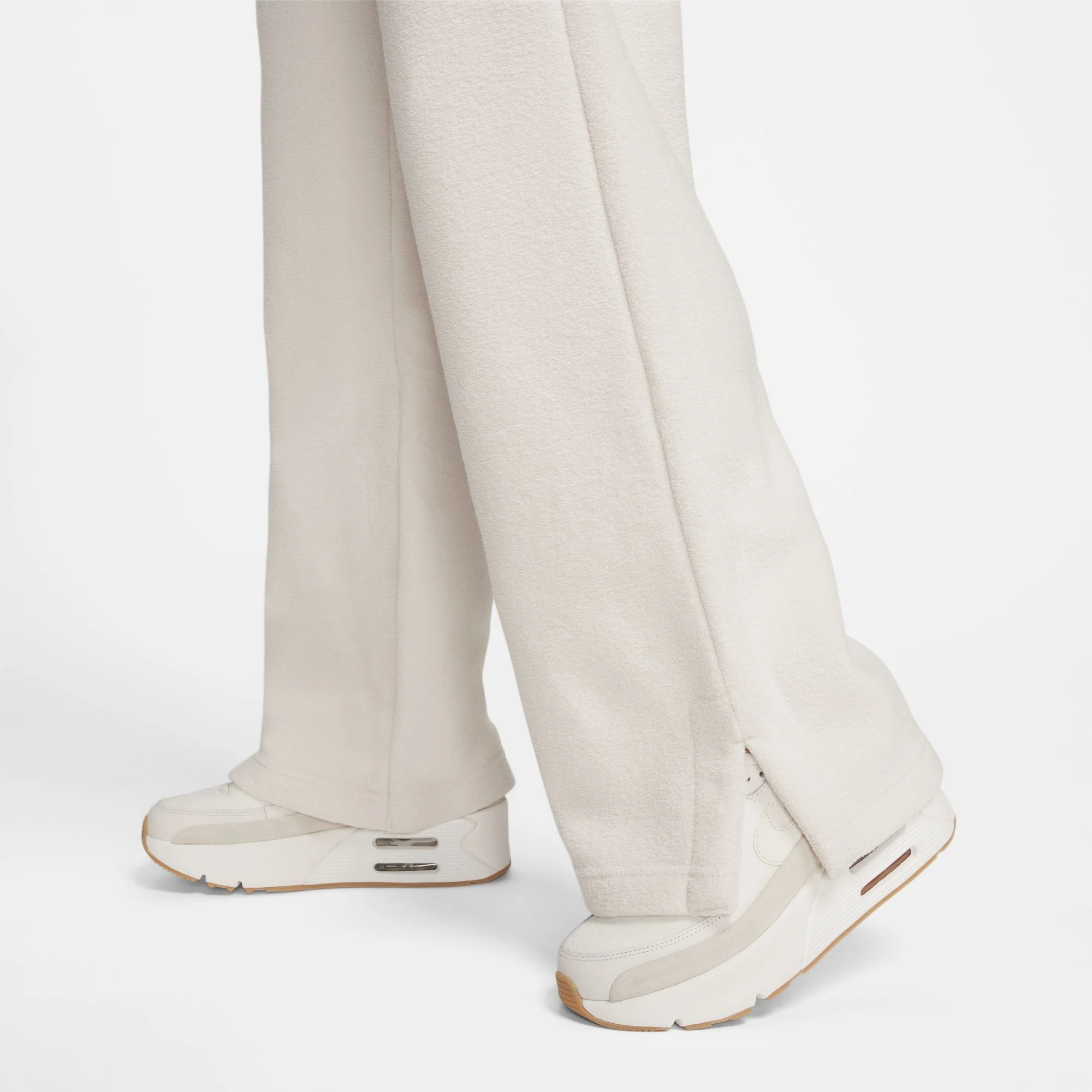 W NSW PHOENIX PLUSH HIGH-WAISTED WIDE-LEG COZY FLEECE PANTS - Image 7