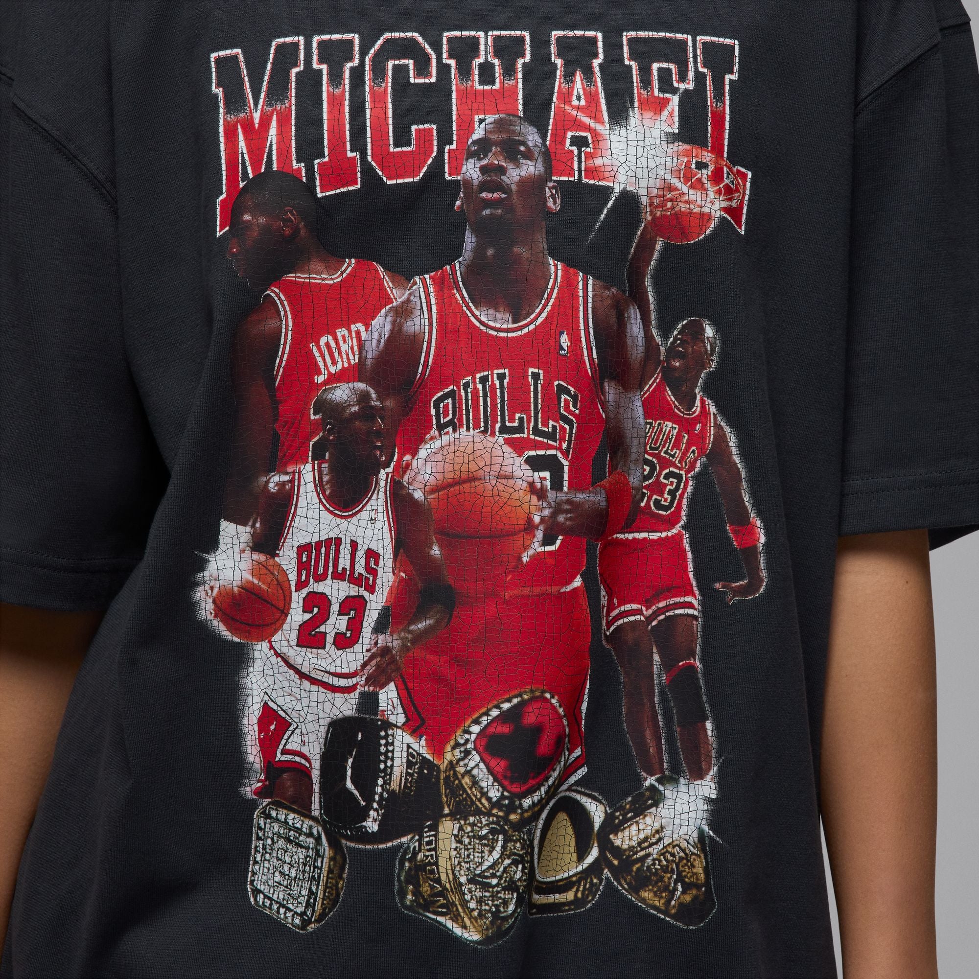 W OVERSIZED SHORT-SLEEVE GRAPHIC T-SHIRT - Image 4