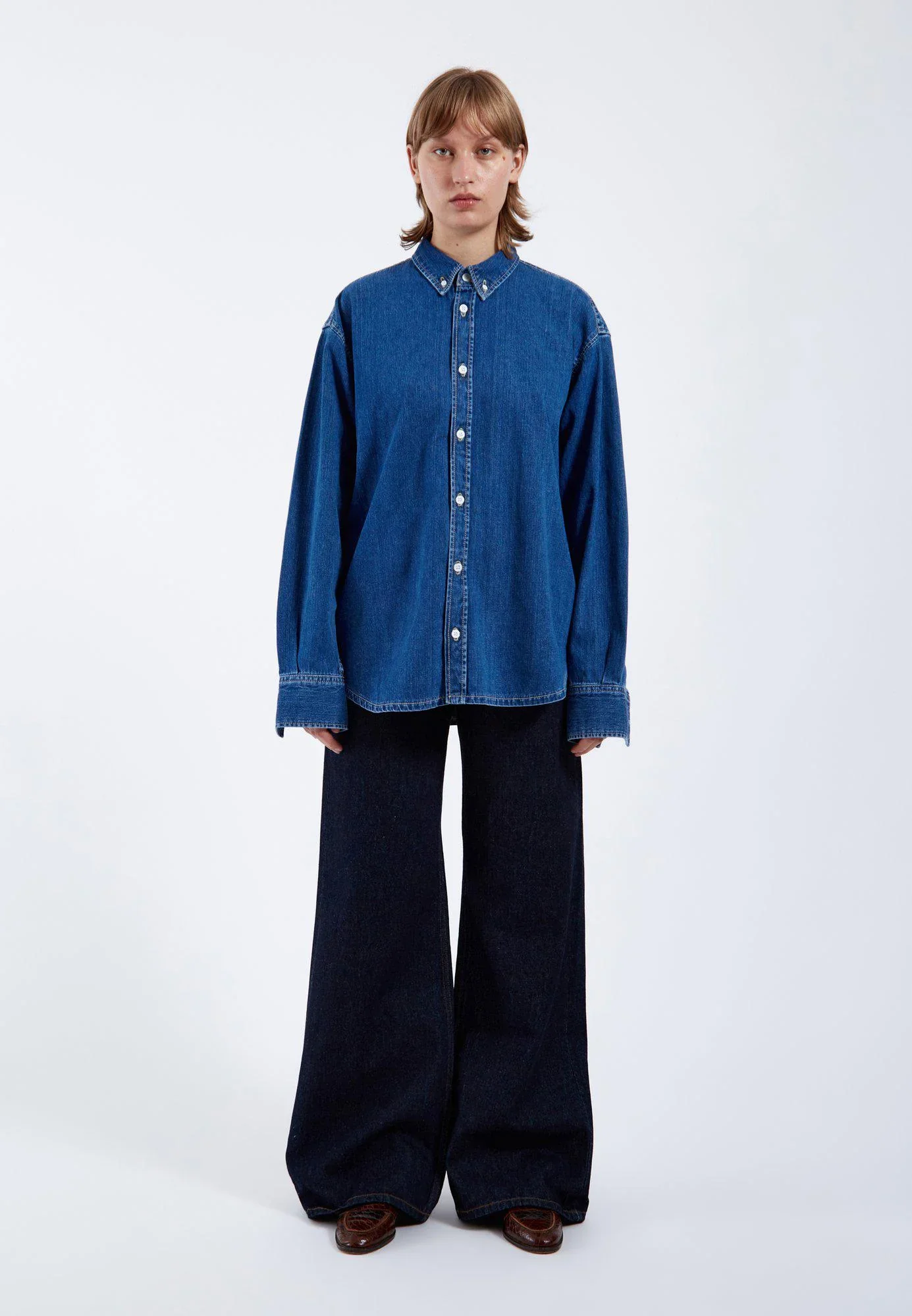 W RAY DENIM SHIRT - Image 2
