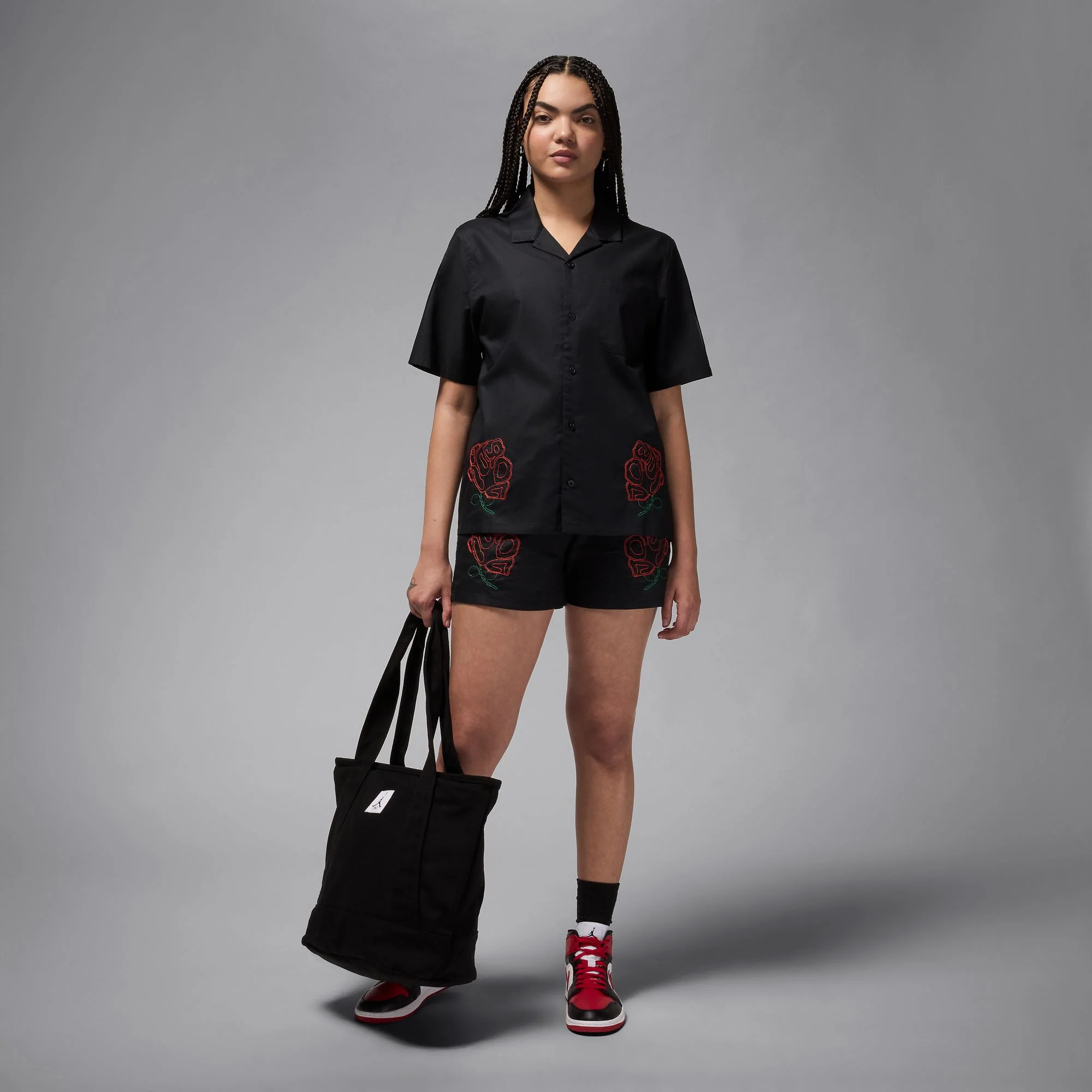 W SHORT-SLEEVE WOVEN TOP - Image 2