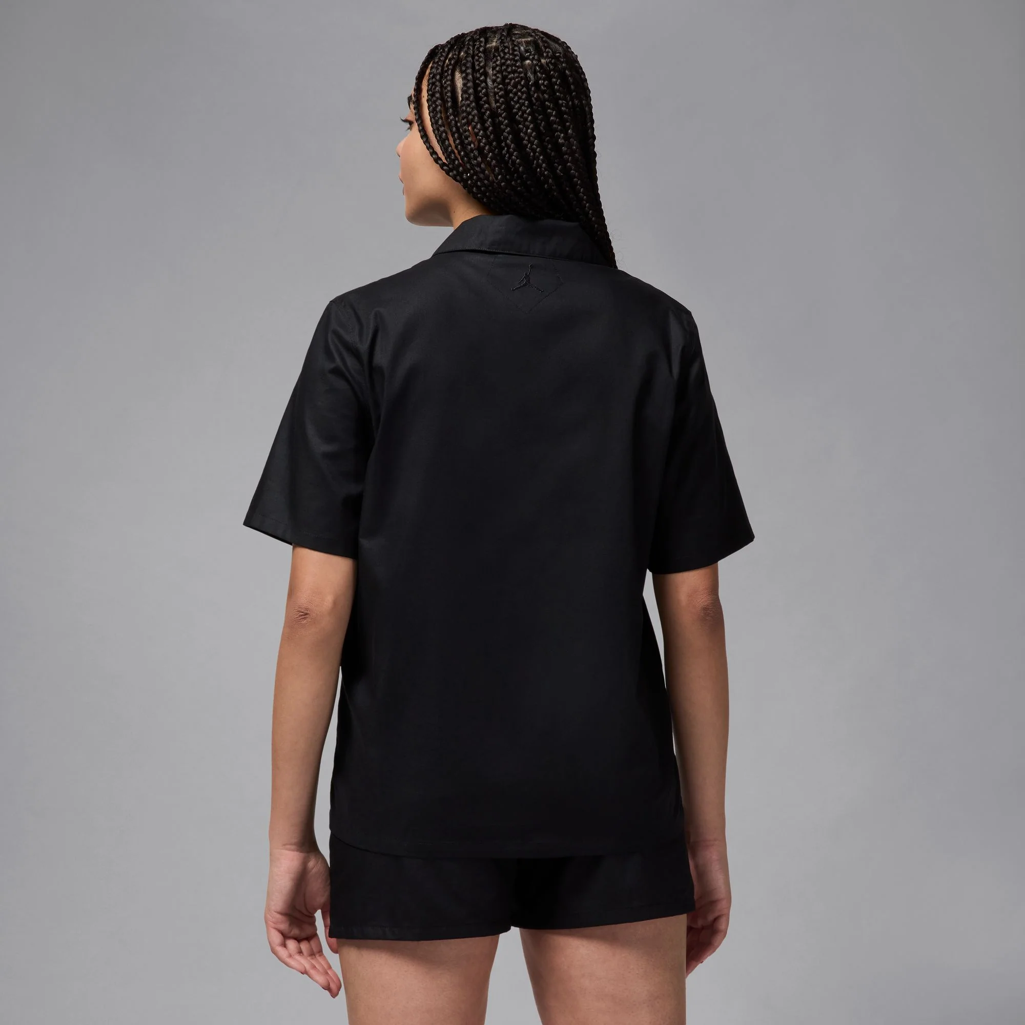 W SHORT-SLEEVE WOVEN TOP - Image 4