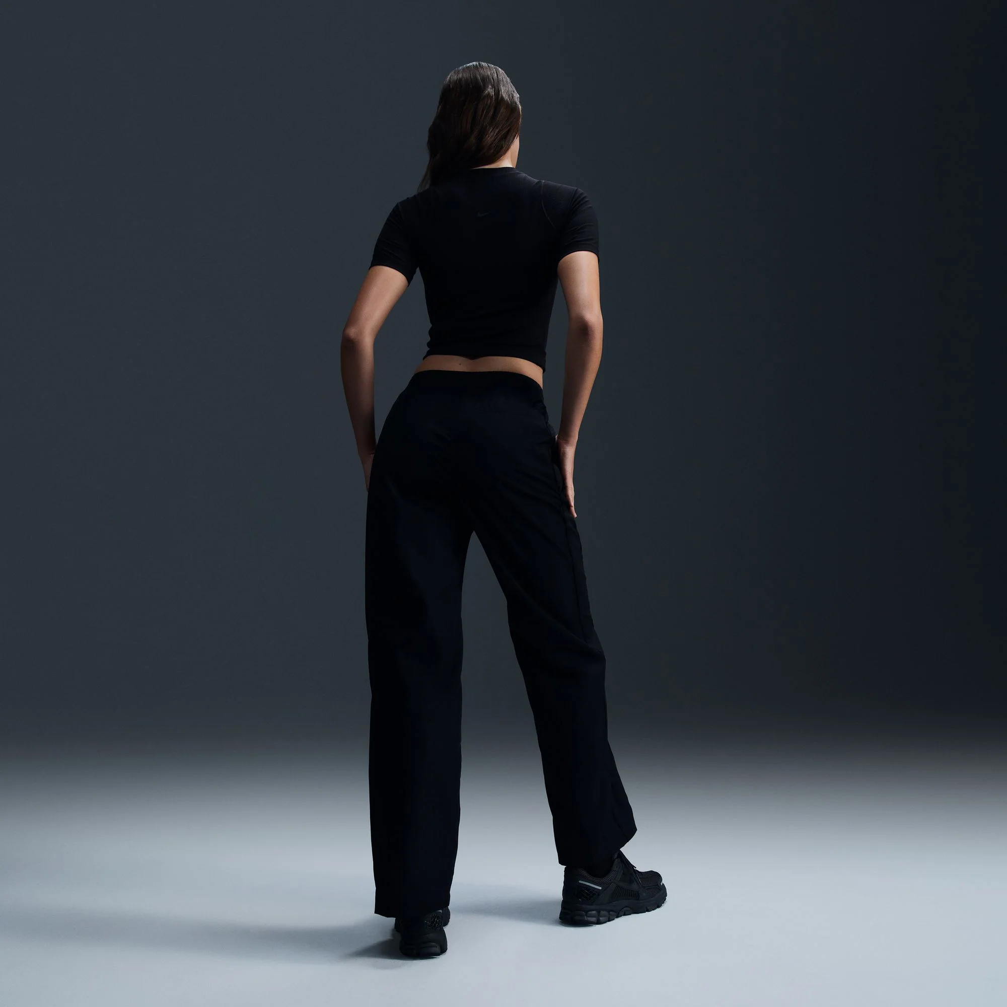 W WINDRUNNER HIGH WAISTED WOVEN OPEN-HEM PANTS - Image 2