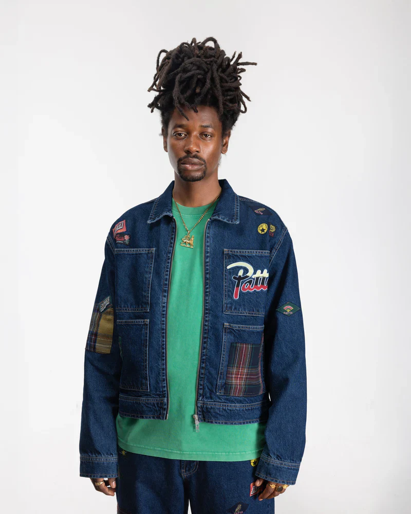 WHOLE LOTTA LABELS DENIM JACKET - Image 2
