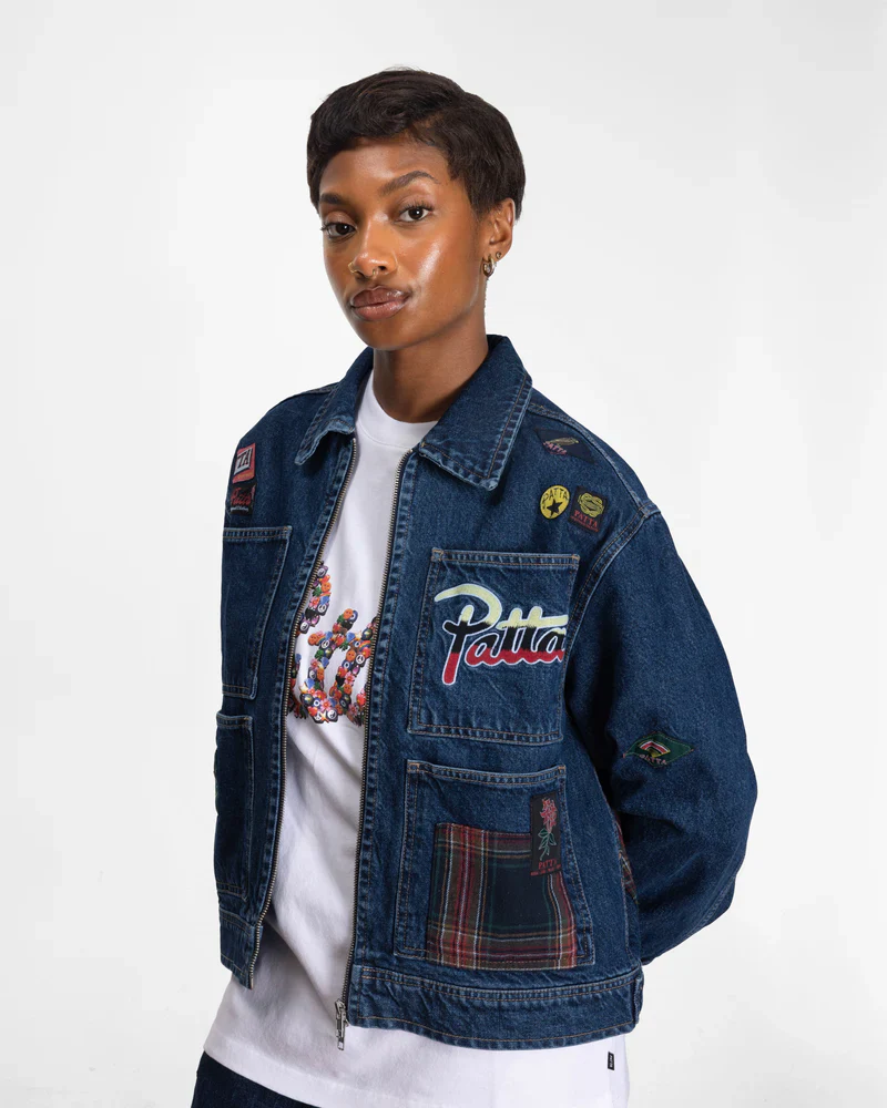 WHOLE LOTTA LABELS DENIM JACKET - Image 3