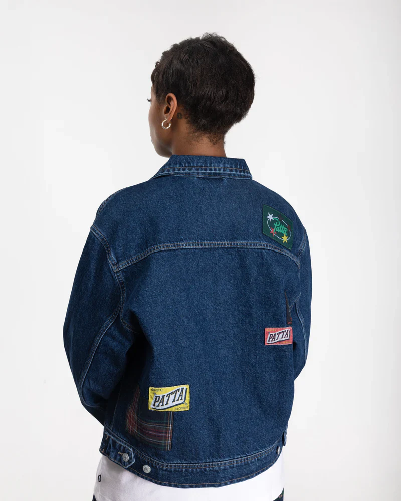 WHOLE LOTTA LABELS DENIM JACKET - Image 7