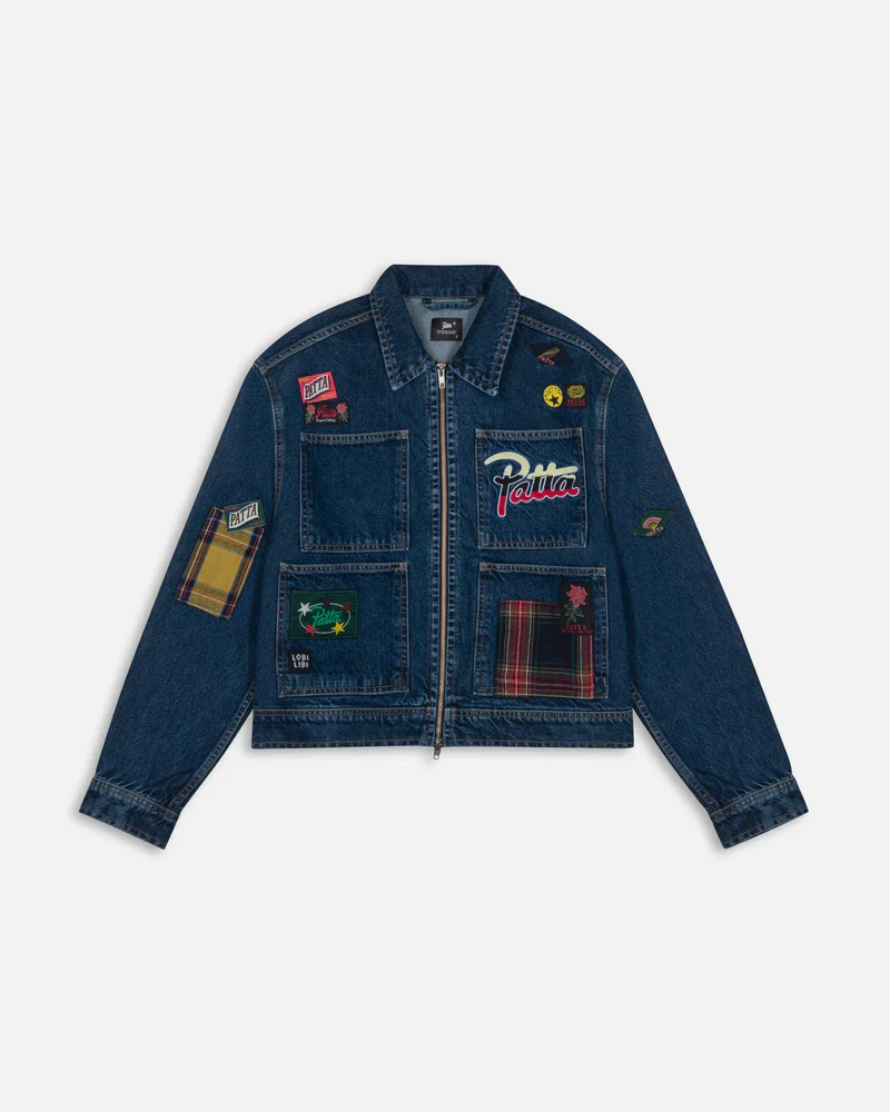 WHOLE LOTTA LABELS DENIM JACKET - Image 8