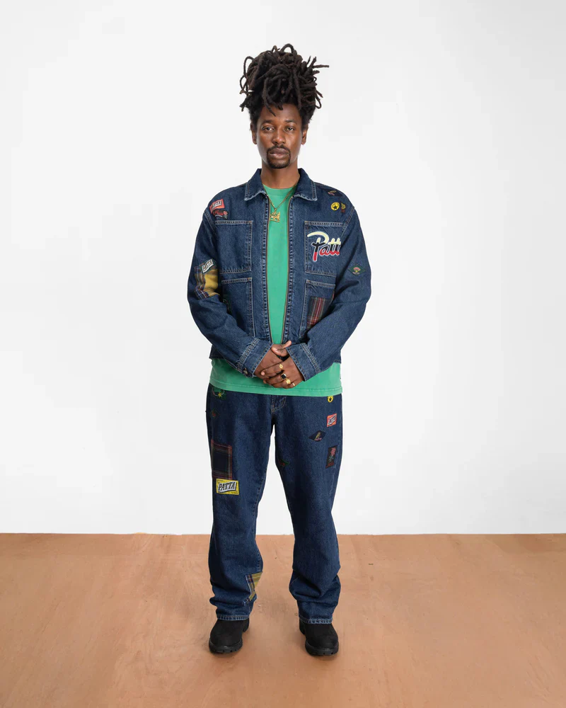 WHOLE LOTTA LABELS DENIM PANTS - Image 3