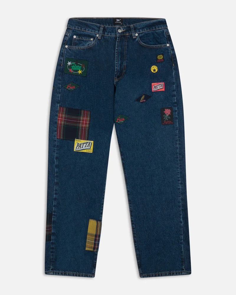 WHOLE LOTTA LABELS DENIM PANTS - Image 4