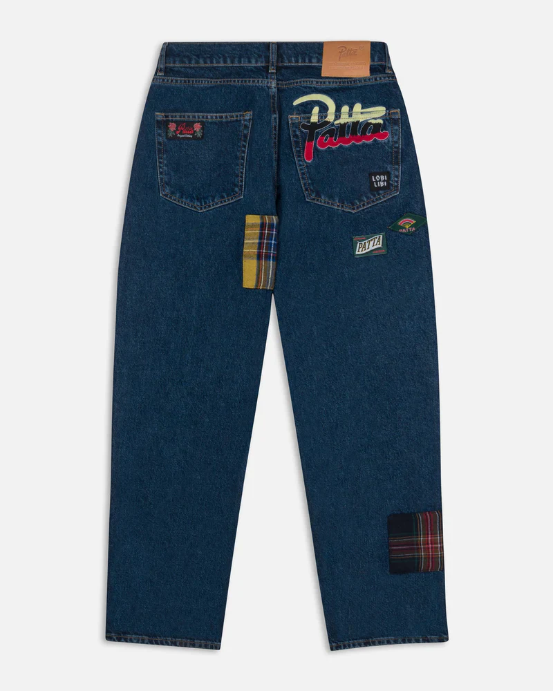 WHOLE LOTTA LABELS DENIM PANTS - Image 5