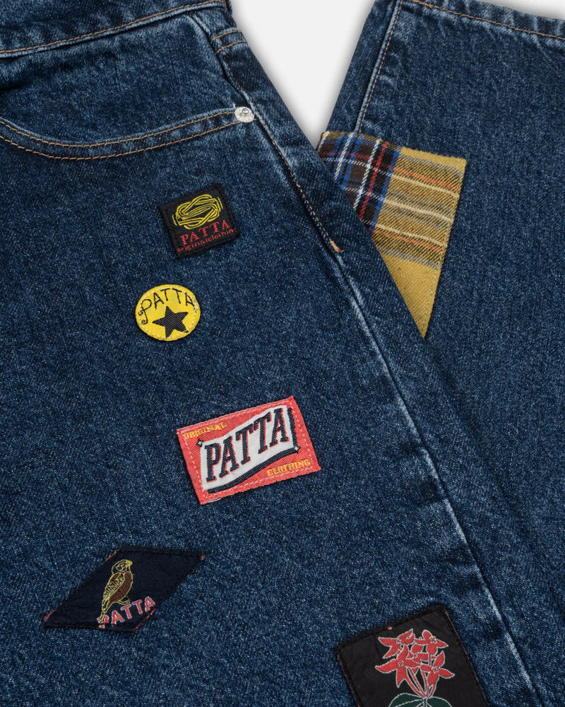 WHOLE LOTTA LABELS DENIM PANTS - Image 7