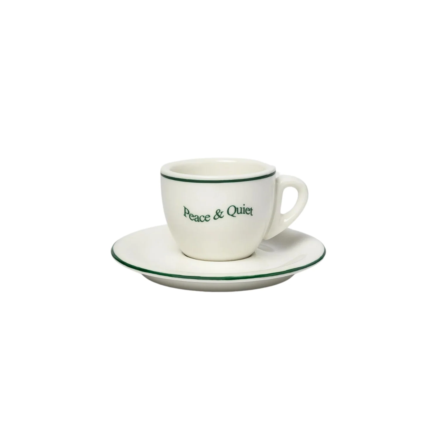 WORDMARK ESPRESSO SET - WHITE/FOREST