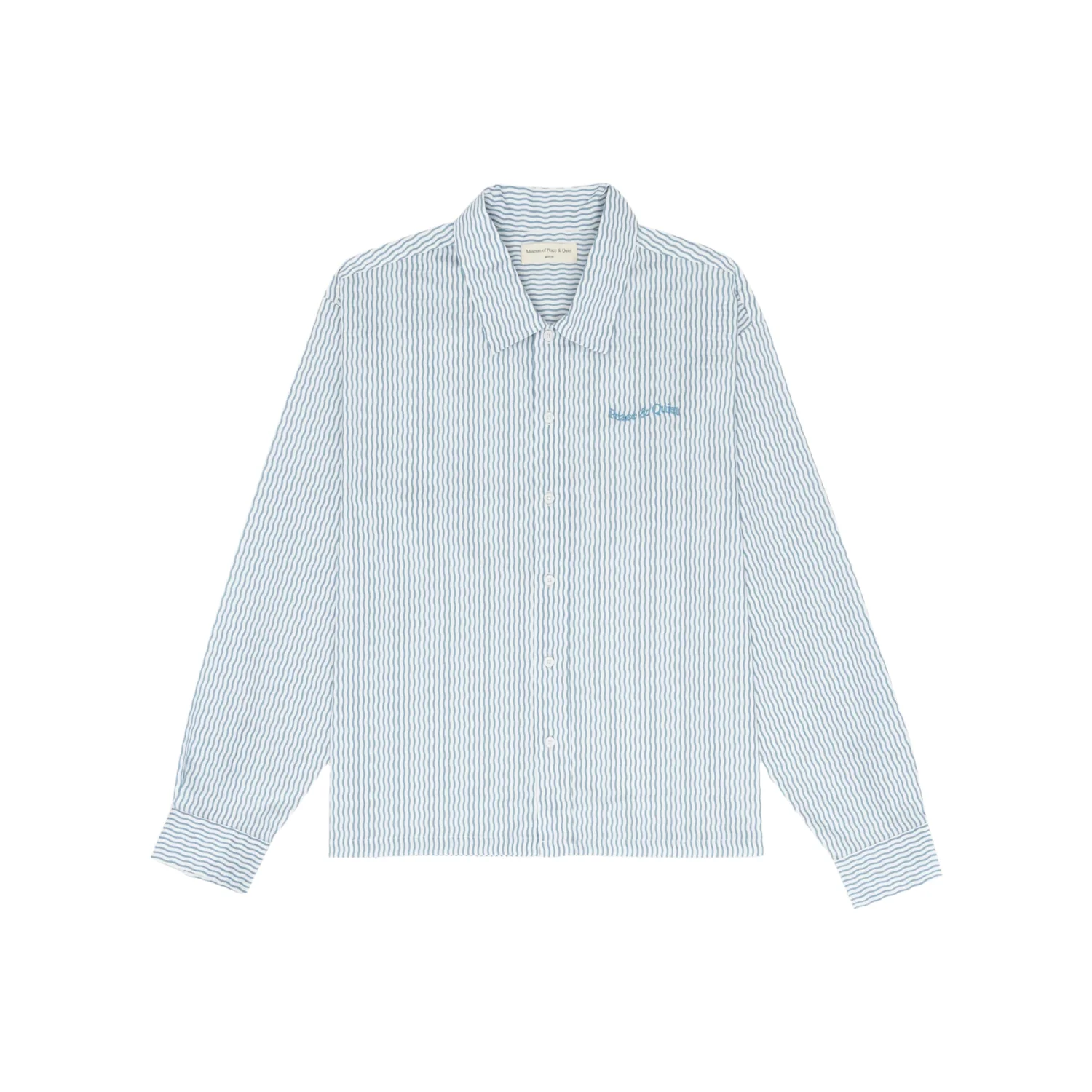 WORDMARK POPLIN BUTTON-UP
